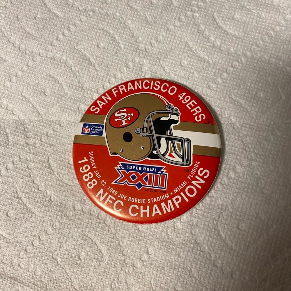 Large size San Francisco 49er pin